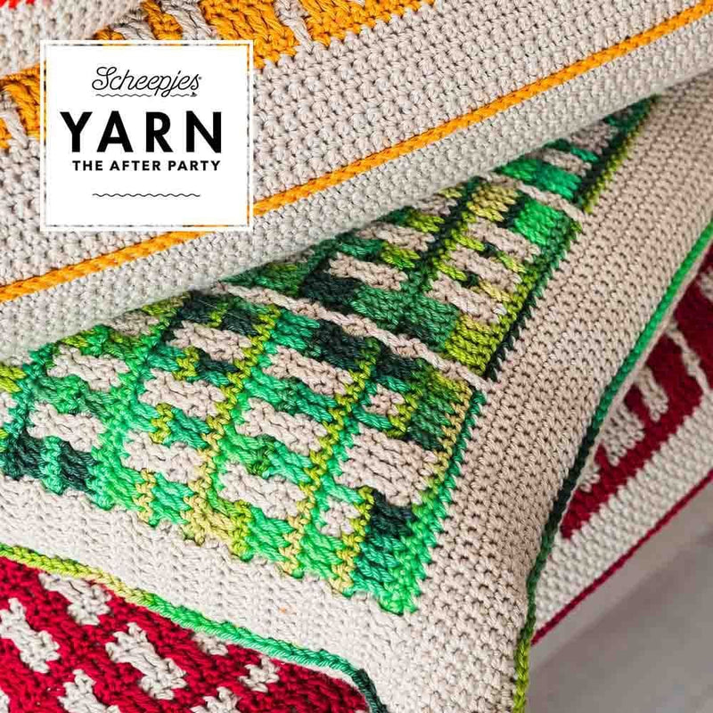 Scheepjes Patroonboeken YARN The After Party NO 58 - Chroma Canal Houses Cushion