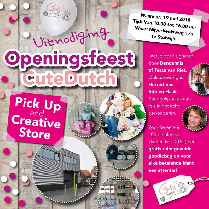 Openingsfeest! 19 mei 2018