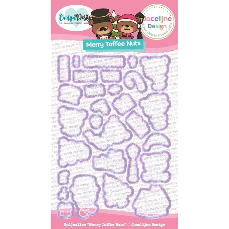 CarlijnDesign Snijmallen CarlijnDesign - Snijmal Merry Toffee Nuts