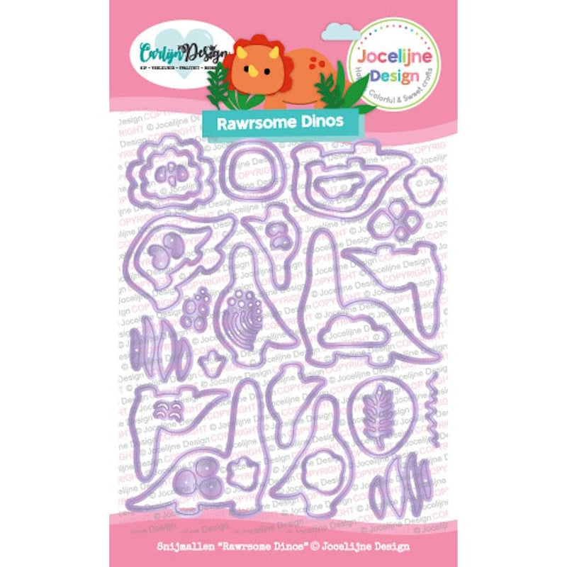 CarlijnDesign Snijmallen CarlijnDesign - Snijmal Roarsome Dinos