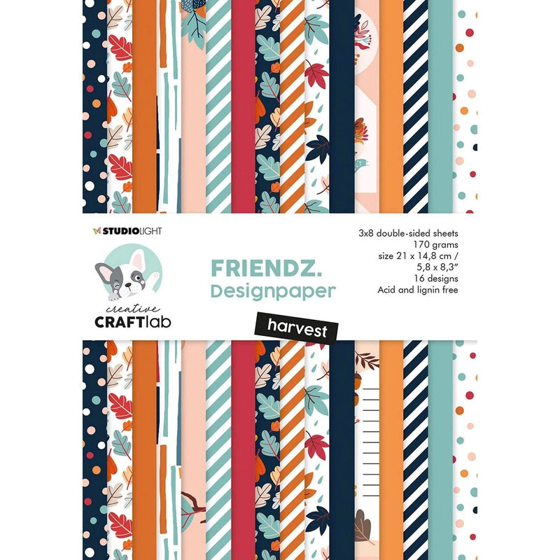 Creative Craftlab Papier Creative Craftlab - Friendz Paper Pad Trick Or Treat
