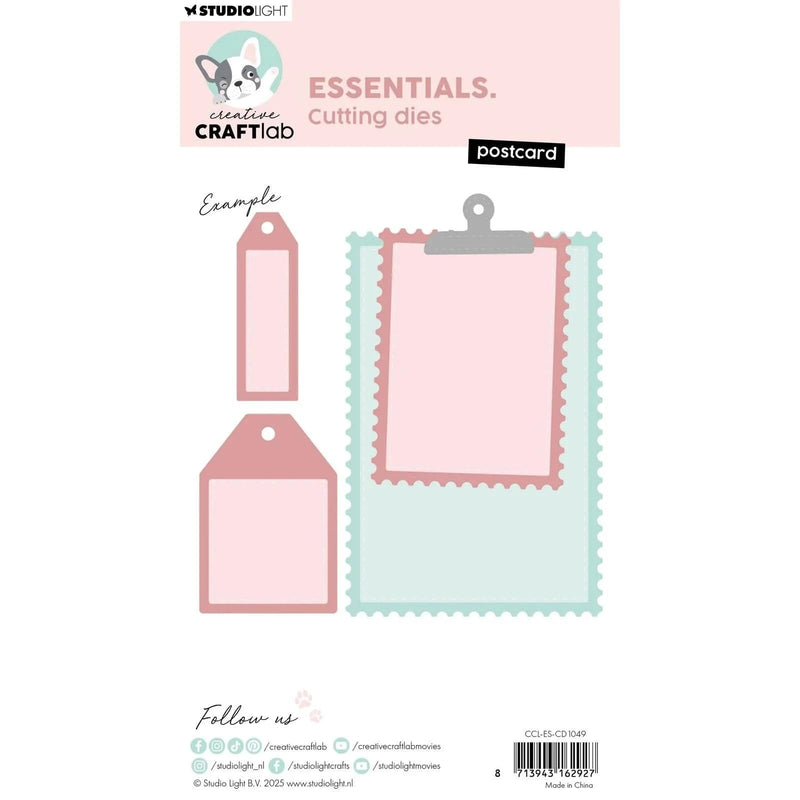 Creative Craftlab Snijmallen Creative Craftlab - Snijmal Die Postcard