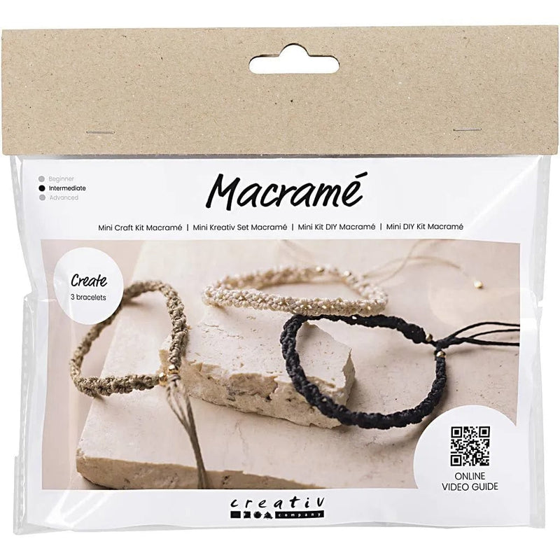 Creotime Macramé pakketten Macramépakket: 3 armbanden