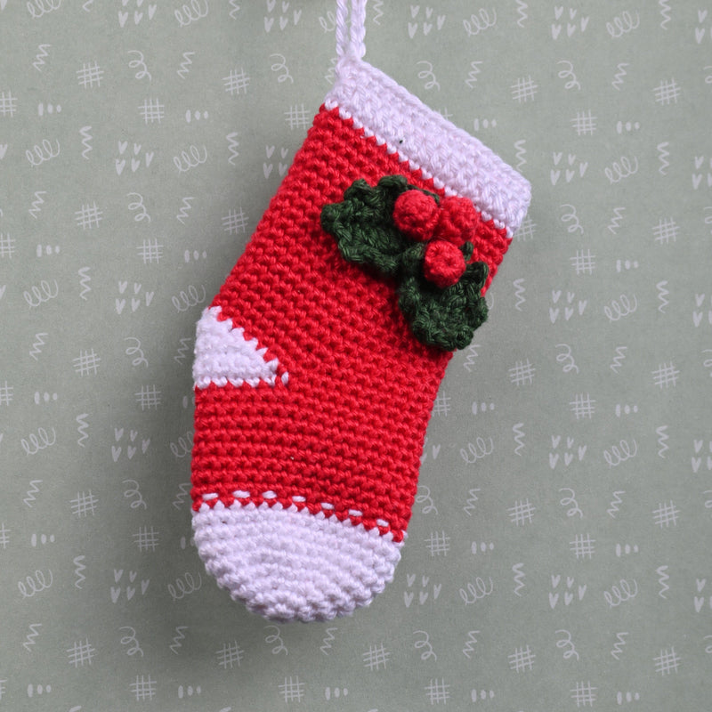 CuteDutch Downloadpatroon Haakpatroon: Kerstsokje (download)