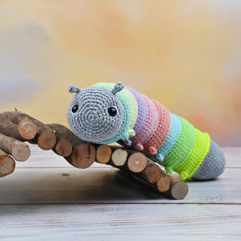 CuteDutch Downloadpatroon Haakpatroon: Rupsje Terry (download)