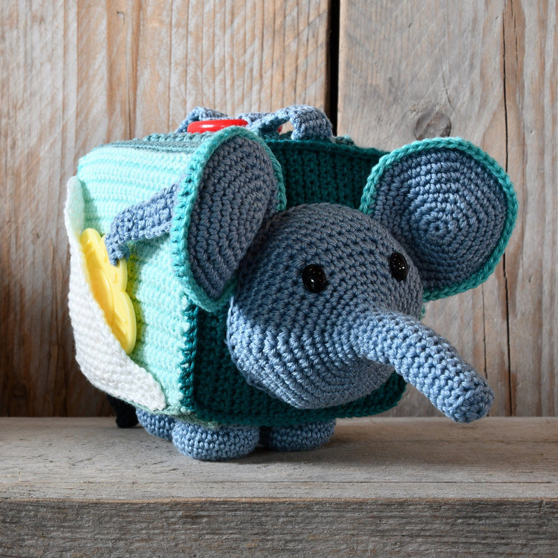 CuteDutch Downloadpatroon Haakpatroon Speelkubus Olifant (download)
