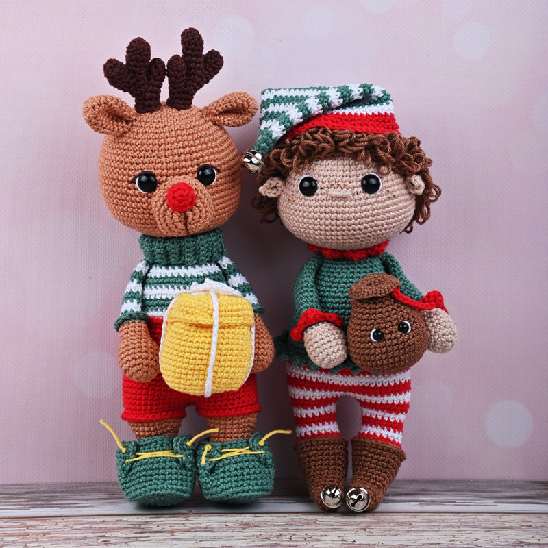 CuteDutch Garenpakketten Garenpakket: Rendier Revi Katoen