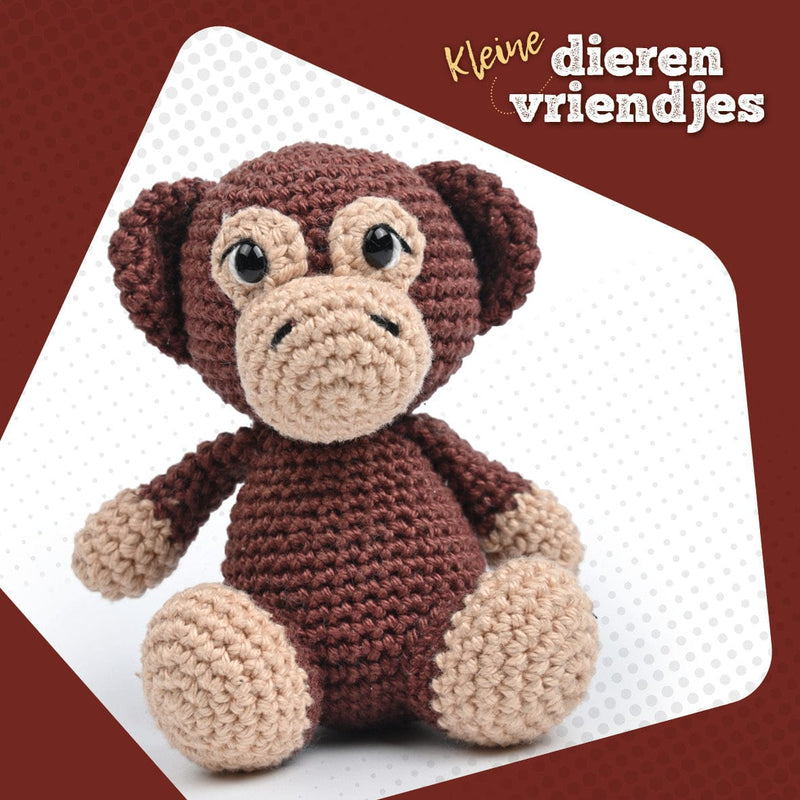 CuteDutch Garenpakketten Garenpakket: Klein dierenvriendje Aap