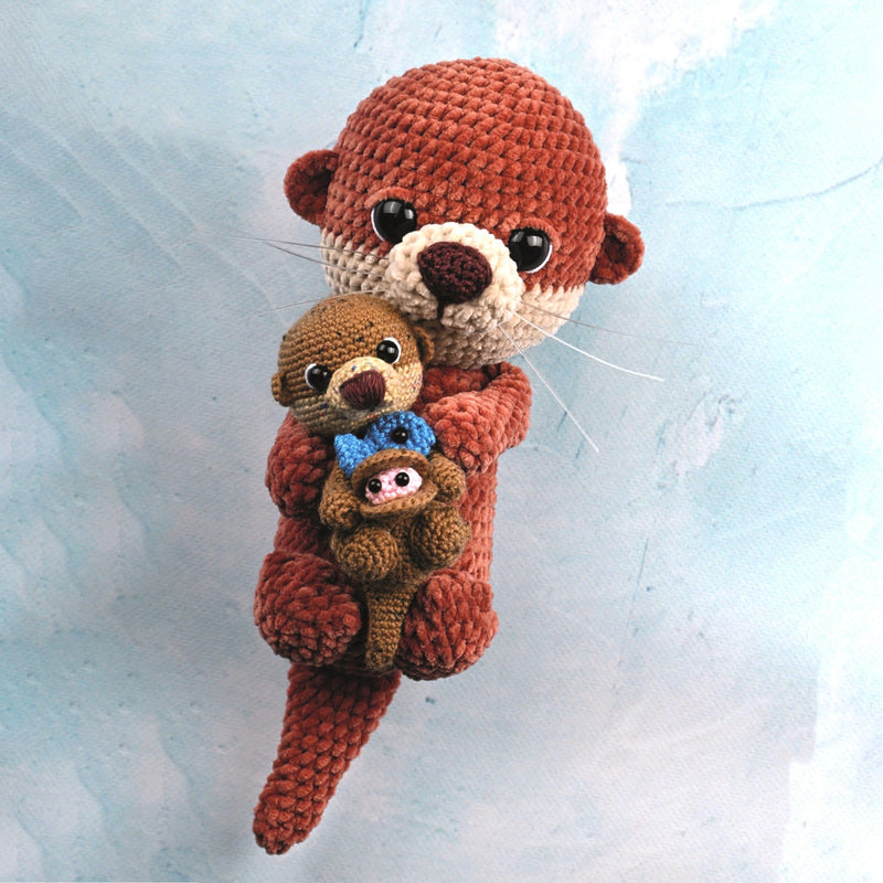 CuteDutch Garenpakketten Garenpakket: Otter Olga en Olivia