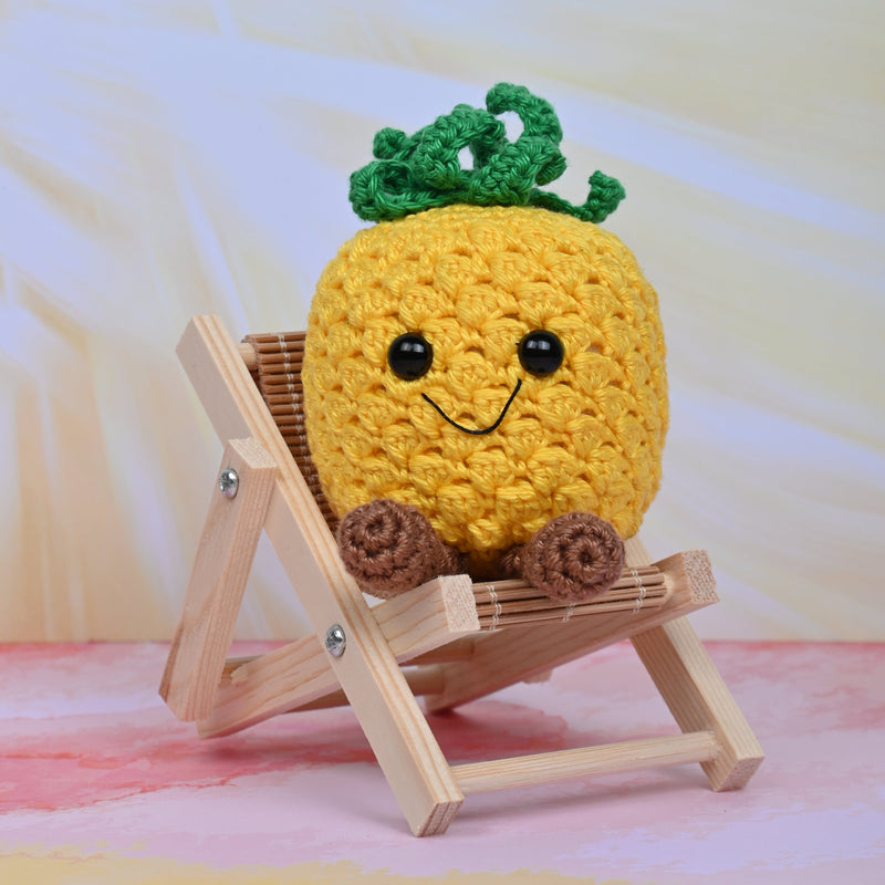 CuteDutch Garenpakketten Garenpakket: Strandgast Ananas