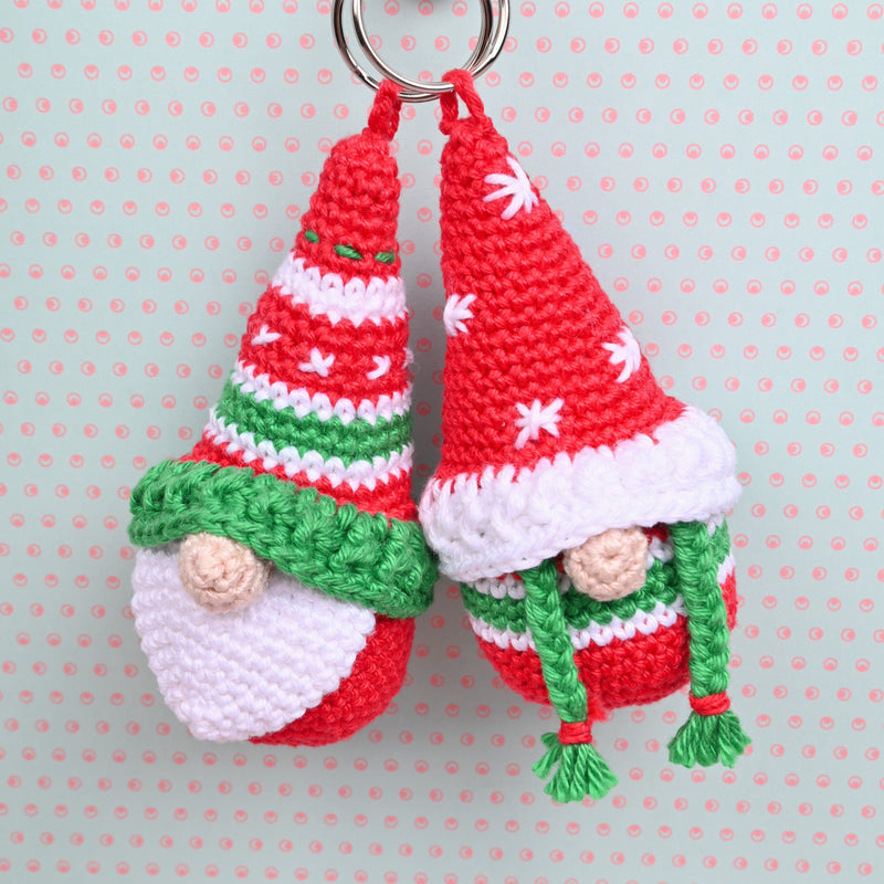 CuteDutch Garenpakketten Garenpakket: Tomte Sleutelhangers Winter