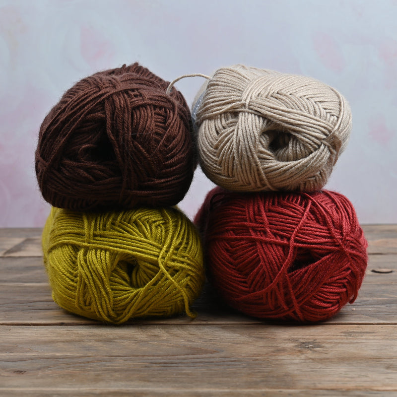 CuteDutch Haakpakketten Retro Pink / Light Brick Haakpakket: Cosy Comfy Sjaal