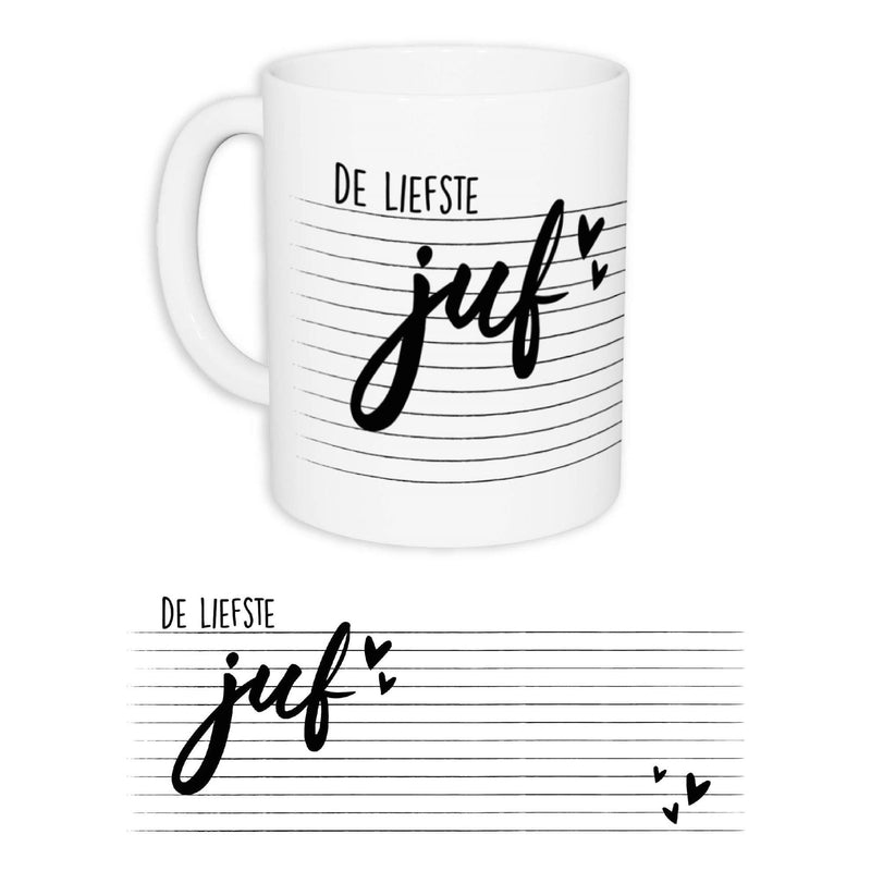 CuteDutch Mokken Mok - De liefste juf