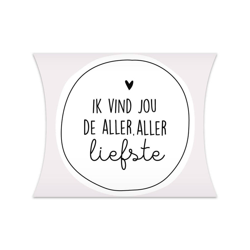 CuteDutch Stationary Gondeldoosjes - Ik vind jou de aller liefste (5 stuks)