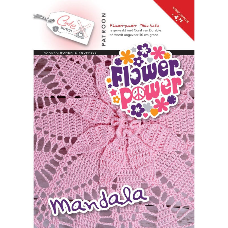 CuteDutch Uitgeverij Patroonboeken CuteDutch - Patroonboekje Flowerpower Mandala