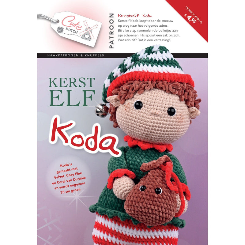 CuteDutch Garenpakketten Garenpakket: Kerstelf Koda
