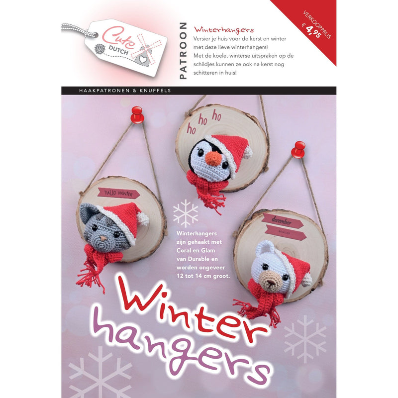 CuteDutch Uitgeverij Patroonboeken CuteDutch - Patroonboekje Winterhangers