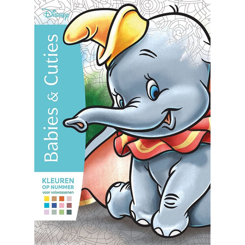 Deltas Boeken Disney Babies & Cuties - Kleuren op nummer voor volwassenen