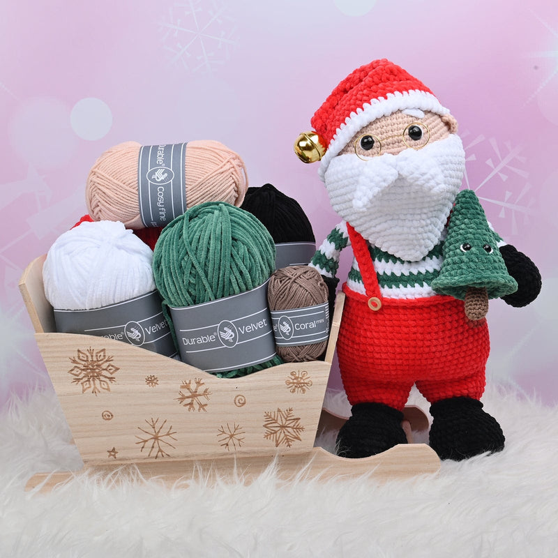 Durable Haakpakketten Haakpakket: Velvet Kerstman