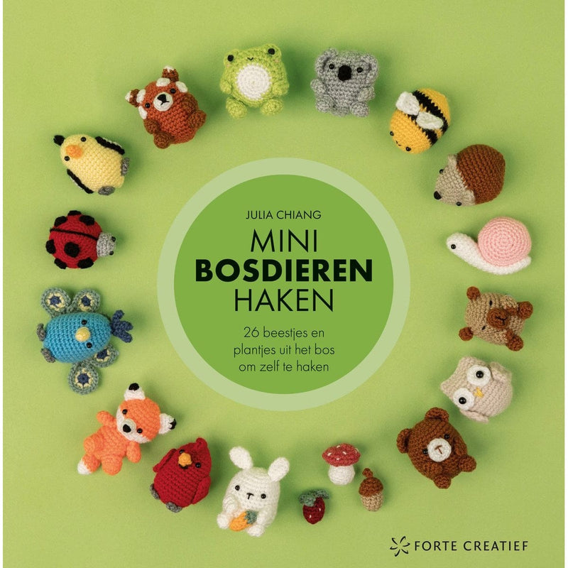 Forte Creatief Boeken Mini bosdieren haken (pre-order)