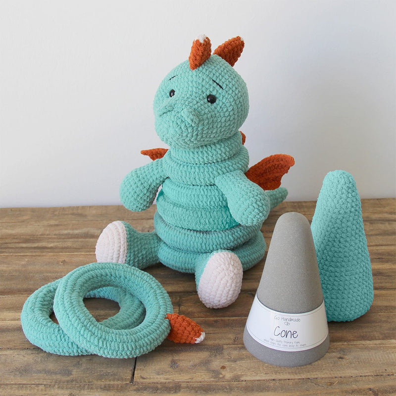 Go Handmade Haakpakketten Haakpakket: Stapelbare dino