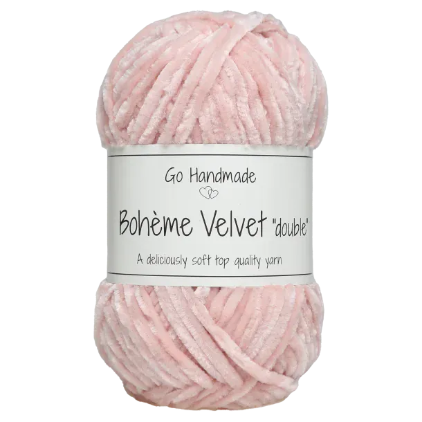 Go Handmade Wol & Garens Go Handmade Bohème Velvet Double 17628 Cameo Rose