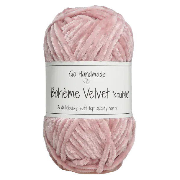 Go Handmade Wol & Garens Go Handmade Bohème Velvet Double 17630 Soft Rose