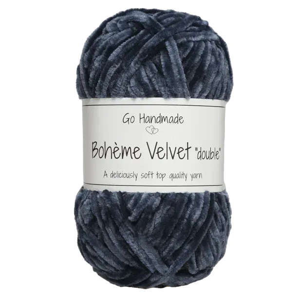 Go Handmade Wol & Garens Go Handmade Bohème Velvet Double 17632 Blue