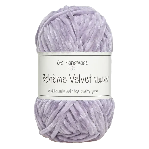 Go Handmade Wol & Garens Go Handmade Bohème Velvet Double 17636 Lavender