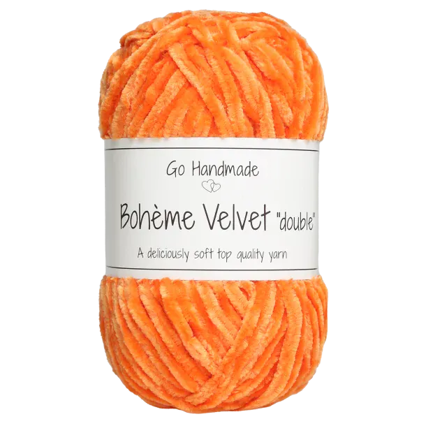 Go Handmade Wol & Garens Go Handmade Bohème Velvet Double 17670 Warm Orange