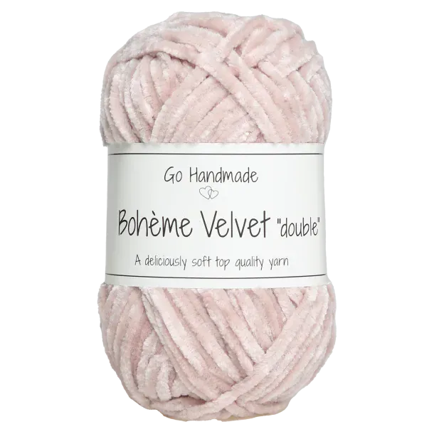Go Handmade Wol & Garens Go Handmade Bohème Velvet Double 17678 Dusty Rose