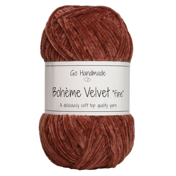 Go Handmade Wol & Garens Go Handmade Bohème Velvet Fine 17600 Rusty