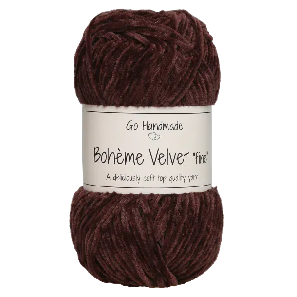 Go Handmade Wol & Garens Go Handmade Bohème Velvet Fine 17602 Plum
