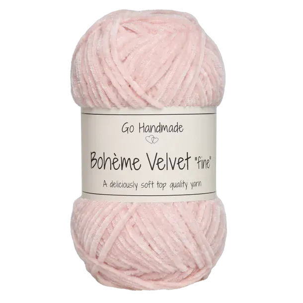 Go Handmade Wol & Garens Go Handmade Bohème Velvet Fine 17608 Cameo Rose