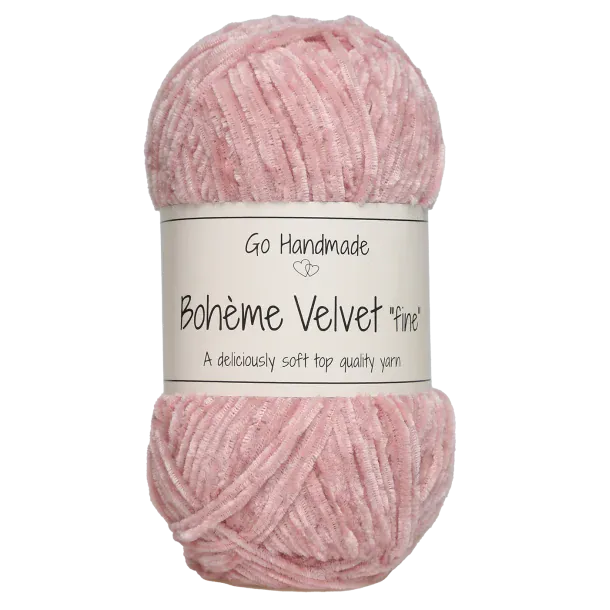 Go Handmade Wol & Garens Go Handmade Bohème Velvet Fine 17610 Soft Rose