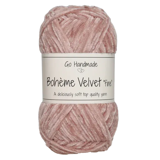 Go Handmade Wol & Garens Go Handmade Bohème Velvet Fine 17611 Nude