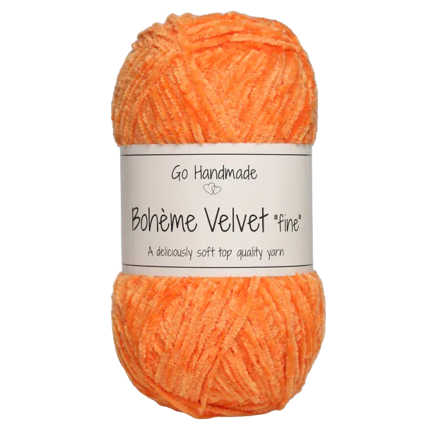 Go Handmade Wol & Garens Go Handmade Bohème Velvet Fine 17618 Warm Orange