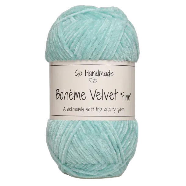Go Handmade Wol & Garens Go Handmade Bohème Velvet Fine 17679 Mint