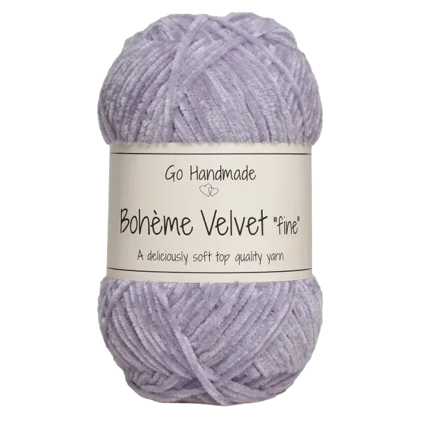 Go Handmade Wol & Garens Go Handmade Bohème Velvet Fine 17681 Lavender