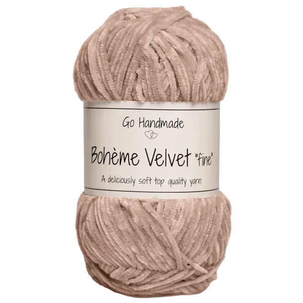 Go Handmade Wol & Garens Go Handmade Bohème Velvet Fine 17682 Brown