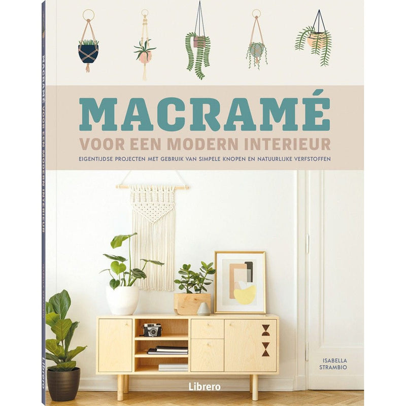 Librero Boeken Macramé voor een modern interieur