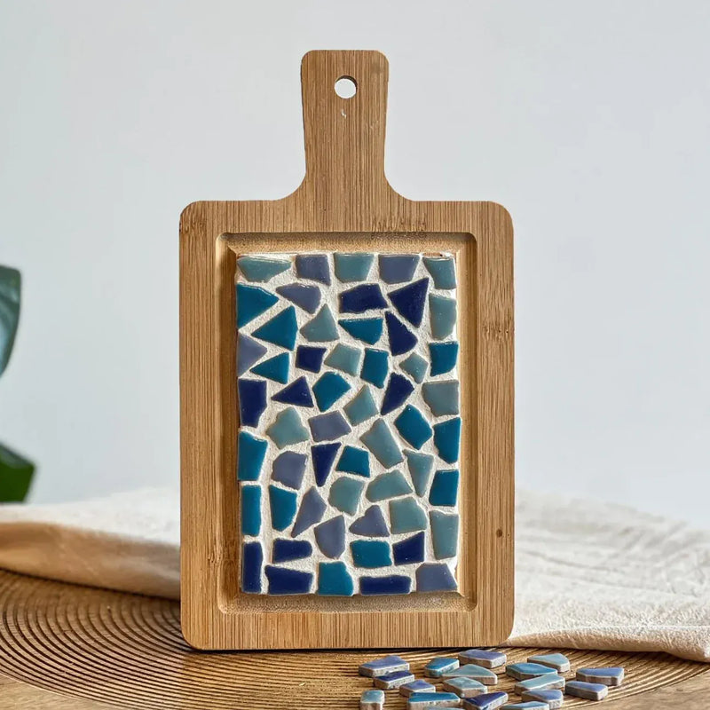 Little Creations DIY-Pakketten Blauw DIY-pakket: Mozaïek Borrelplank Mini