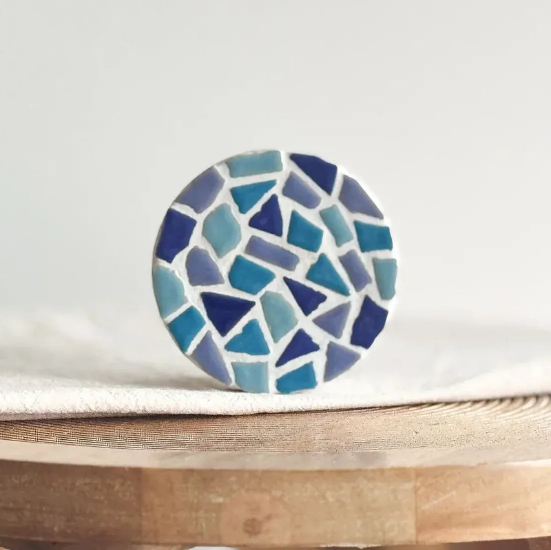 Little Creations DIY-Pakketten Blauw DIY-pakket: Mozaïek Onderzetters