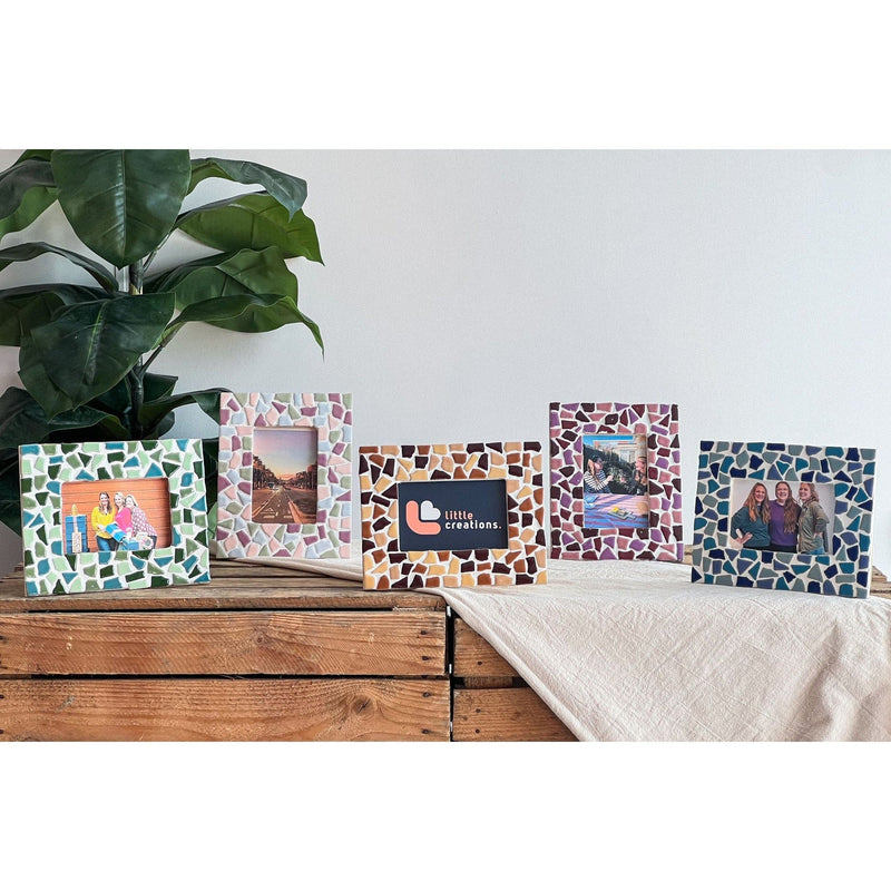 Little Creations DIY-Pakketten Blauw DIY-pakket: Mozaïek Fotolijst