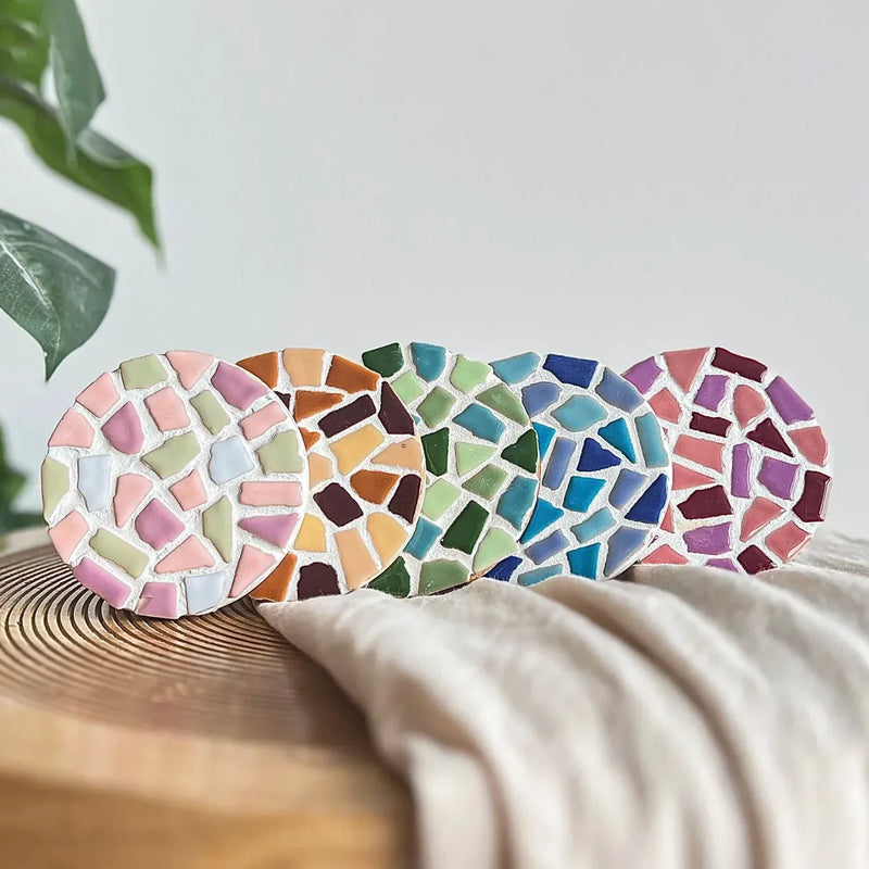 Little Creations DIY-Pakketten Blauw DIY-pakket: Mozaïek Onderzetters