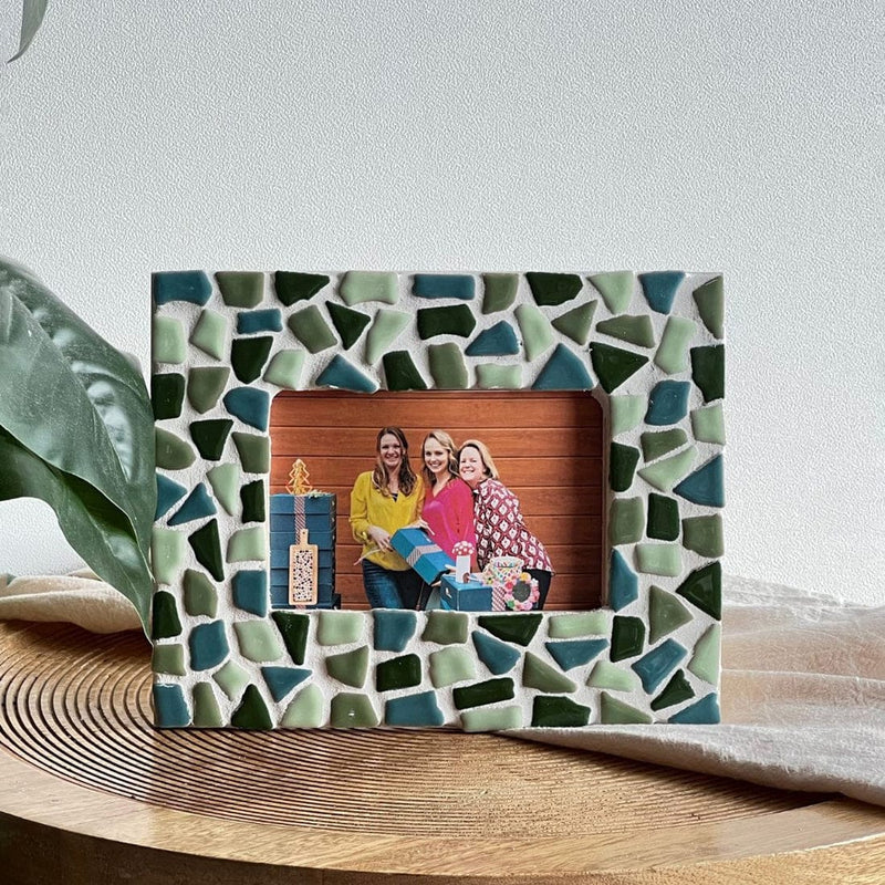 Little Creations DIY-Pakketten Blauw DIY-pakket: Mozaïek Fotolijst