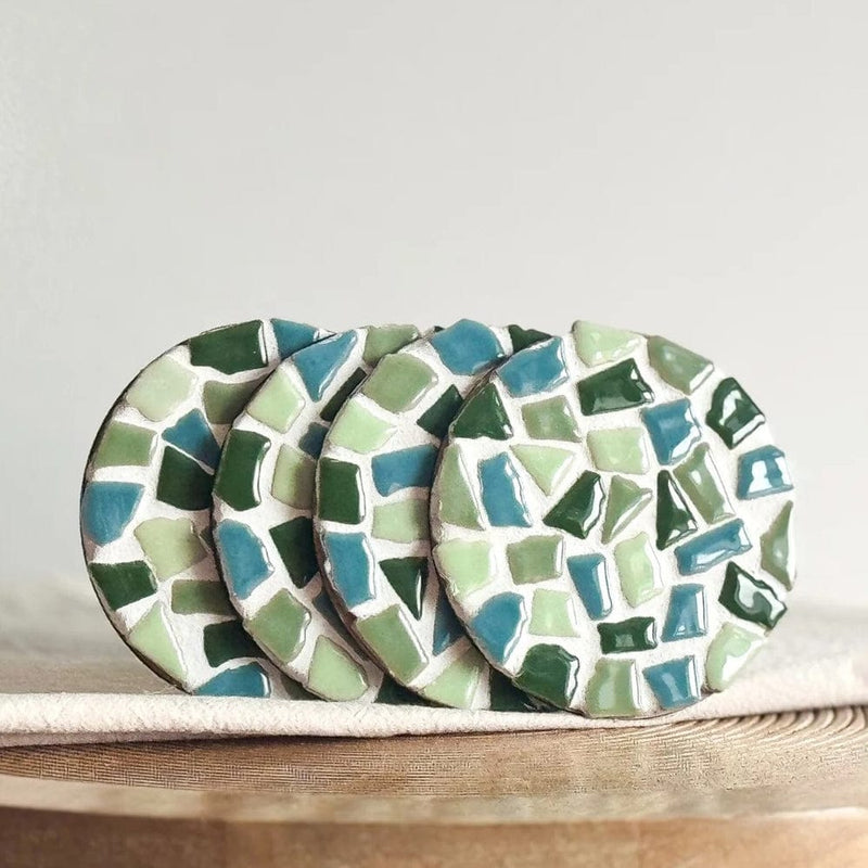 Little Creations DIY-Pakketten Blauw DIY-pakket: Mozaïek Onderzetters