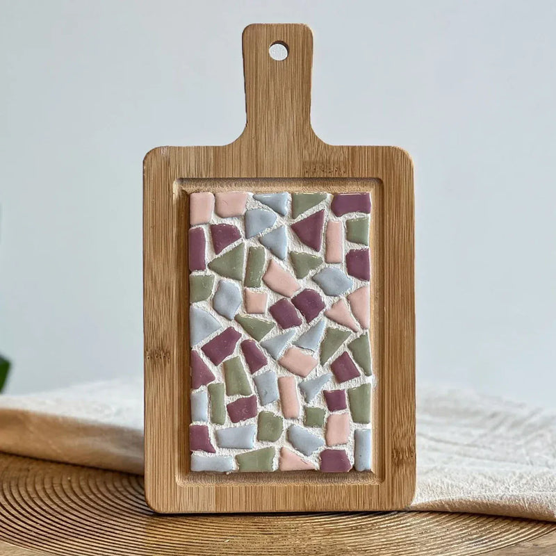 Little Creations DIY-Pakketten Blauw DIY-pakket: Mozaïek Borrelplank Mini