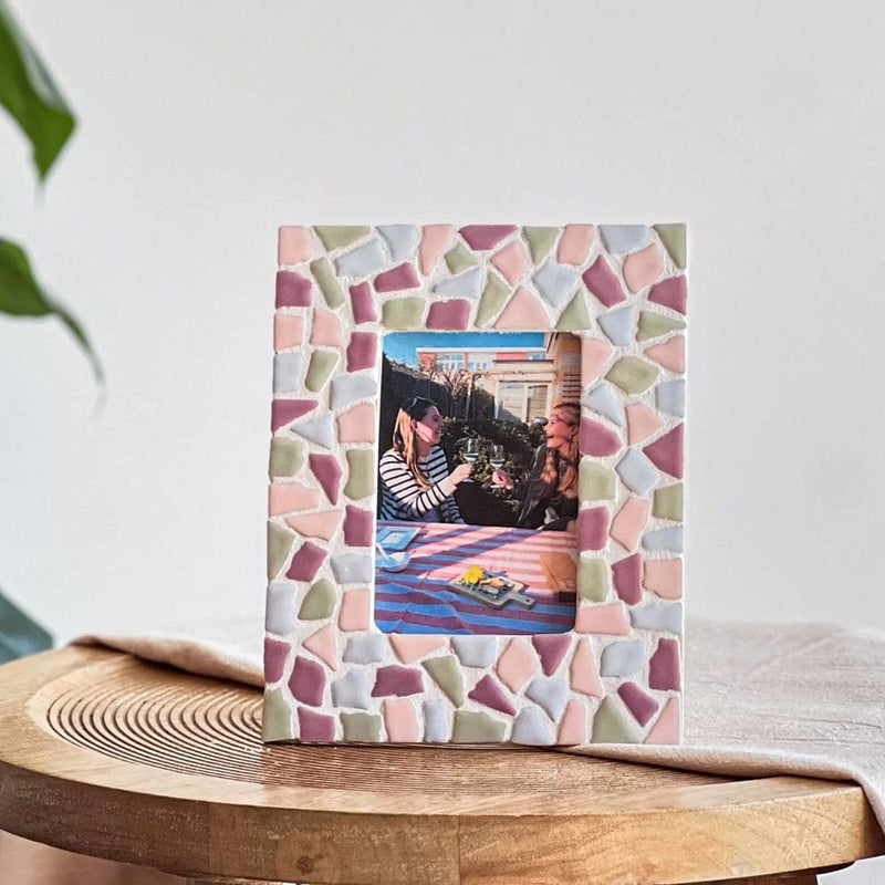 Little Creations DIY-Pakketten Blauw DIY-pakket: Mozaïek Fotolijst