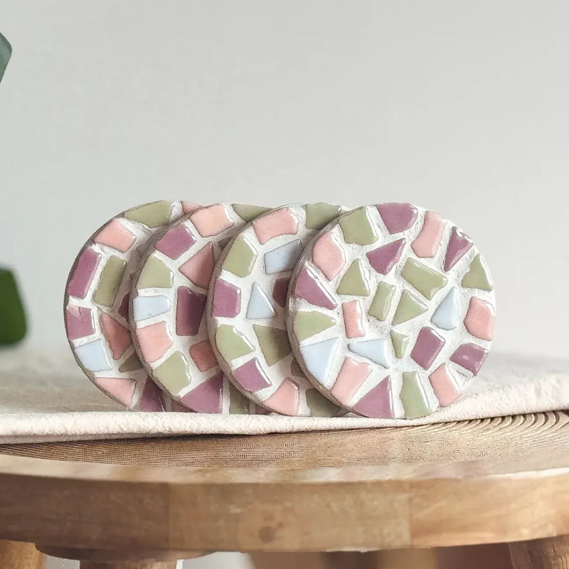 Little Creations DIY-Pakketten Blauw DIY-pakket: Mozaïek Onderzetters